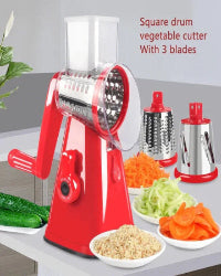 3 in 1 Rotary Cheese Grater Vegetable Slicer